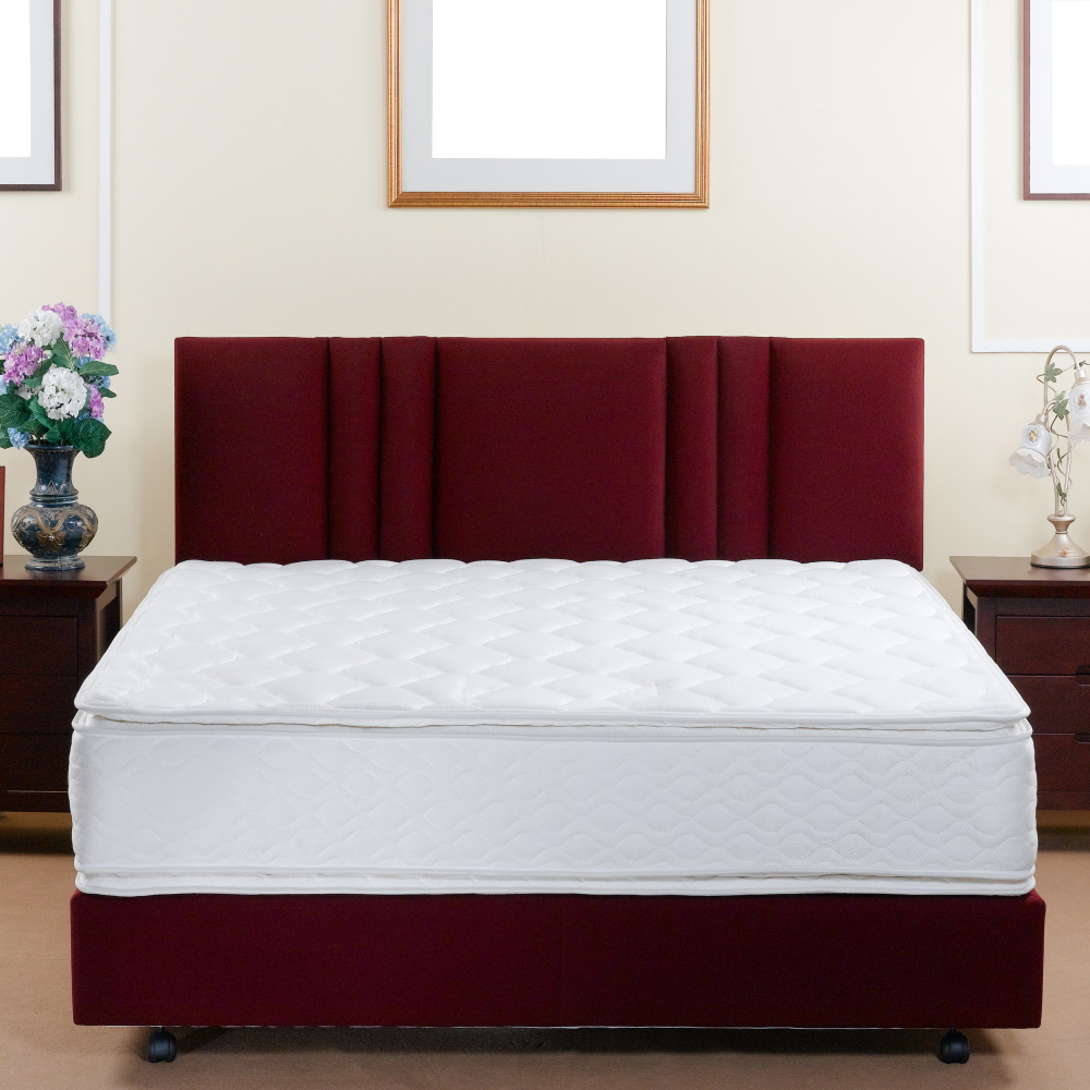 Purity mattress on a bed