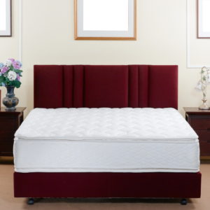 Purity mattress on a bed