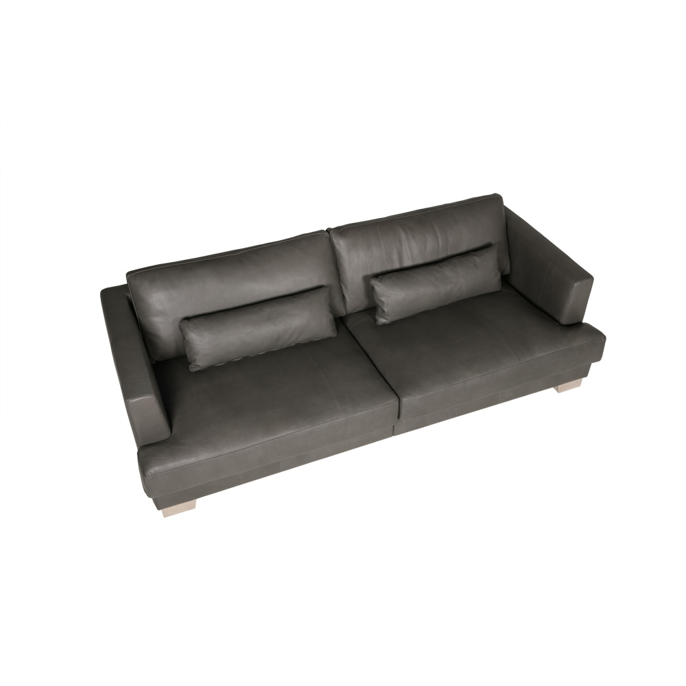 brandon in leather grey