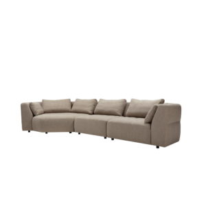 cleo corner sofa in beige