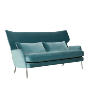 alex sofa in turquoise